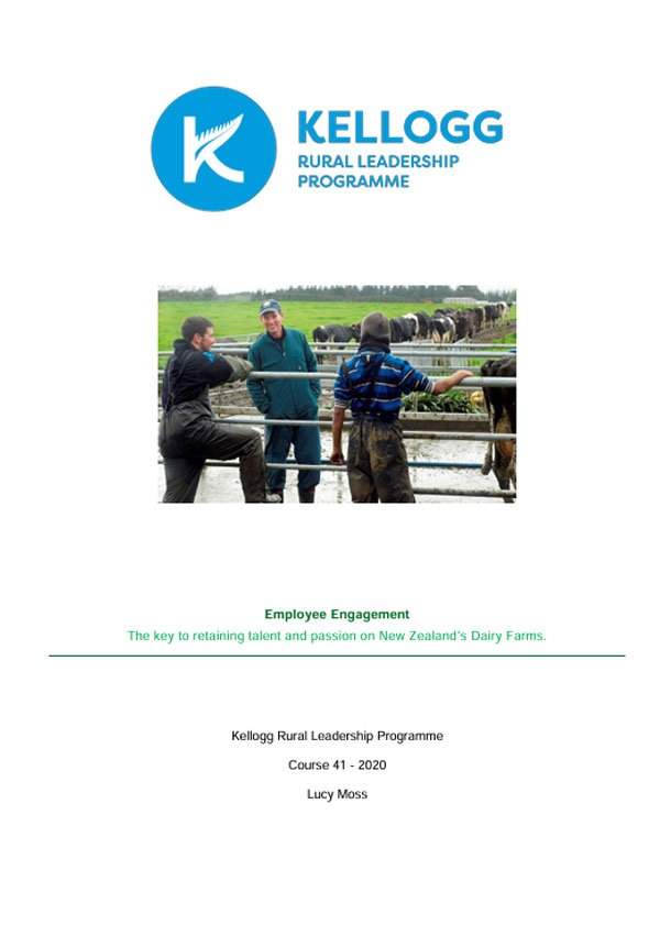 Employee Engagement On New Zealand Dairy Farms Taranaki Farmers Good Farm Planning Hub