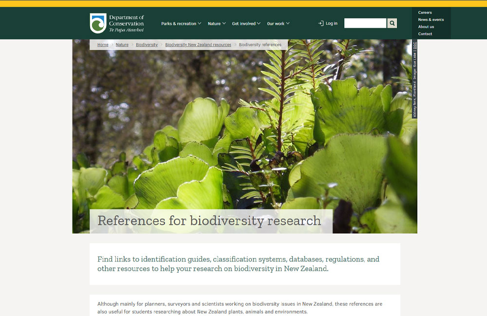 References For Biodiversity Research Taranaki Farmers Good Farm Planning Hub