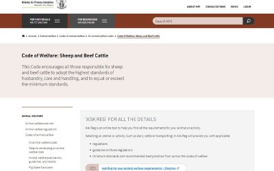 Mpi Code Of Welfare Sheep And Beef Cattley Taranaki Farmers Good Farm Planning Hub